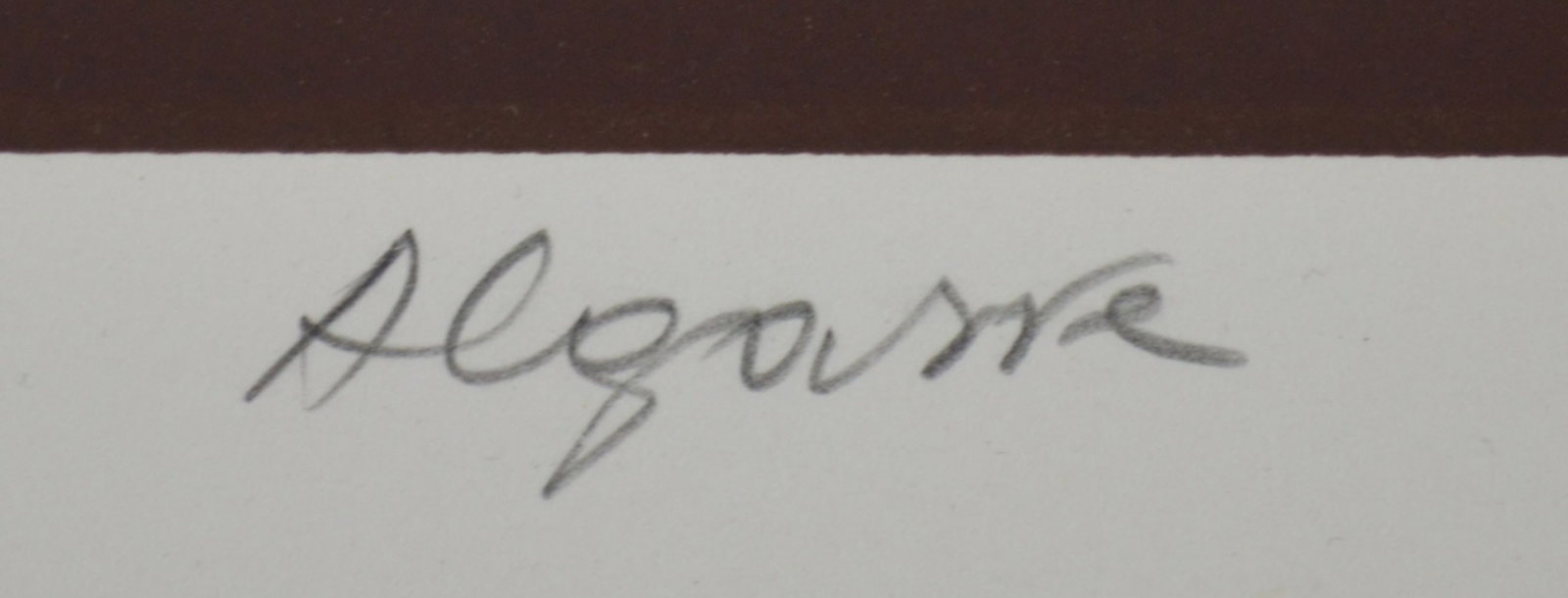 MODERNIST SAILING SERIGAPH SIGNED - 6