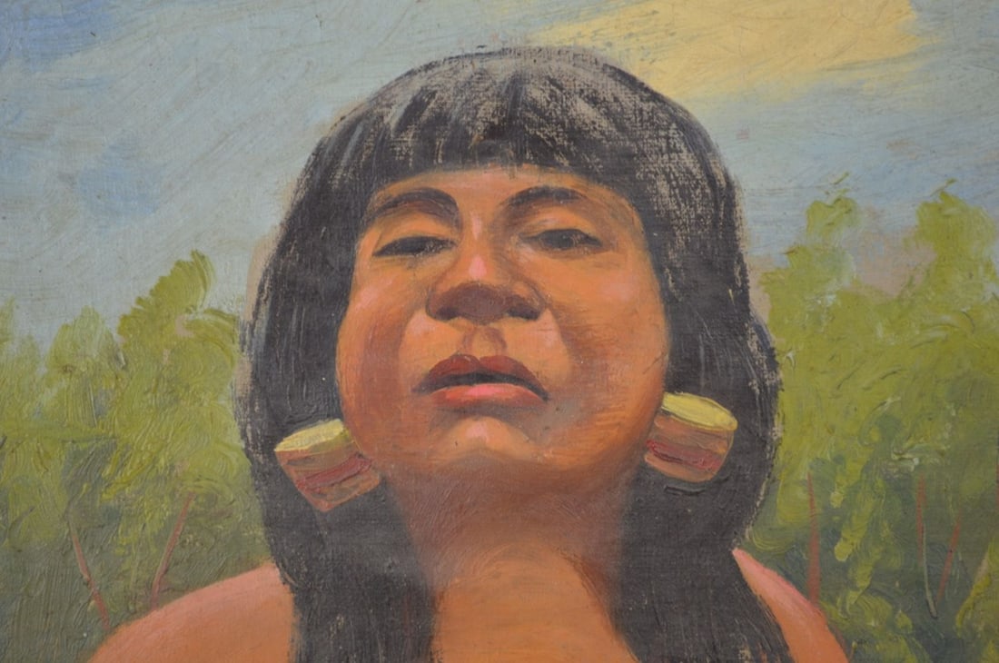 NATIVE AMERICAN PAINTING SIGNED - 2