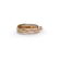 Cartier Trinity 18k Tricolor Gold 2mm Rolling Band Ring - 2