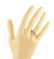 Cartier Trinity 18k Tricolor Gold 2mm Rolling Band Ring - 3