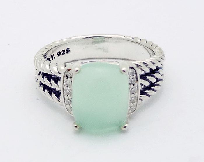 David Yurman Moonstone Diamond Petite Wheaton® Ring (1 of 6)