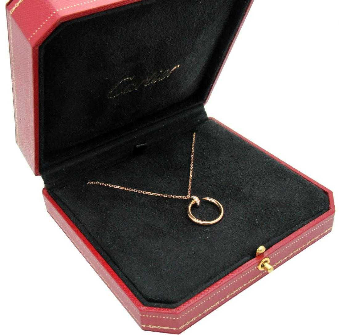 Cartier Juste Un Clou Rose Gold Diamonds Necklace