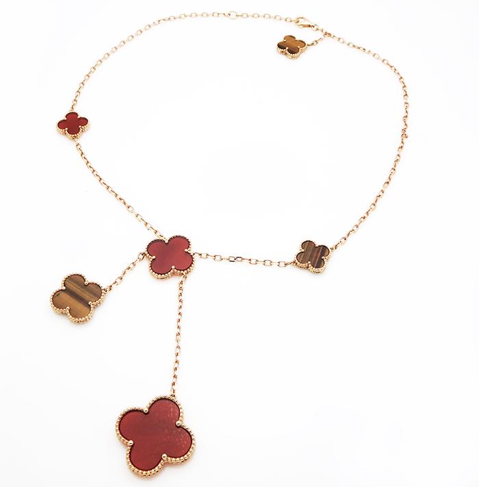 Van Cleef & Arpels Magic Alhambra 6 Motif Carnelian (1 of 5)