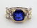 Tiffany Schlumberger Double Bee Platinum Gold Sapphire