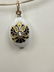 FABERGE RUSSIAN GOLD WHITE NEPHRITE PENDANT EGG - 5