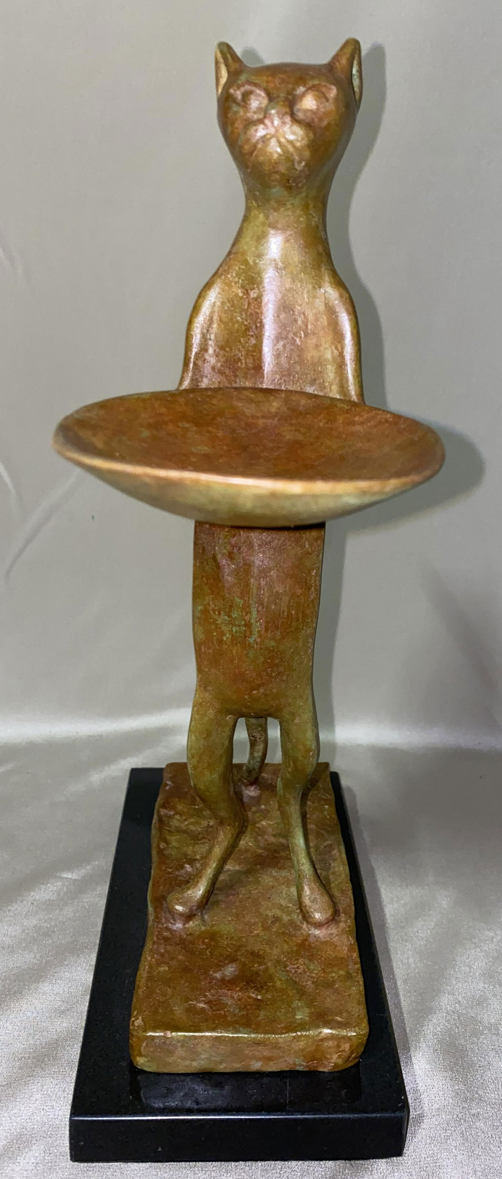 Swiss Bronze Sculpture Diego Giacometti Butler Cat (1 of 4)