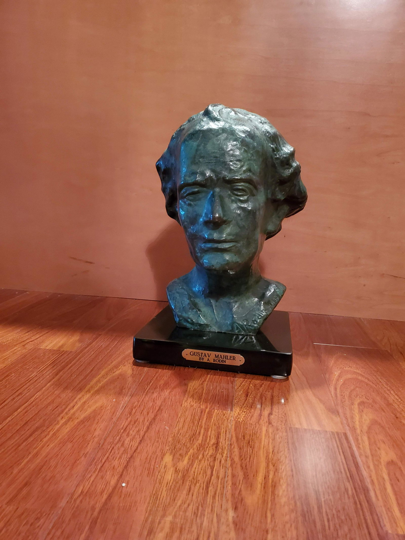 French BRONZE SCULPTURE BUST Auguste Rodin: French BRONZE SCULPTURE BUST Auguste Rodin (1840-1917):Signed and dated 1909:Size: 13"” H:Base: 9" x 9” after