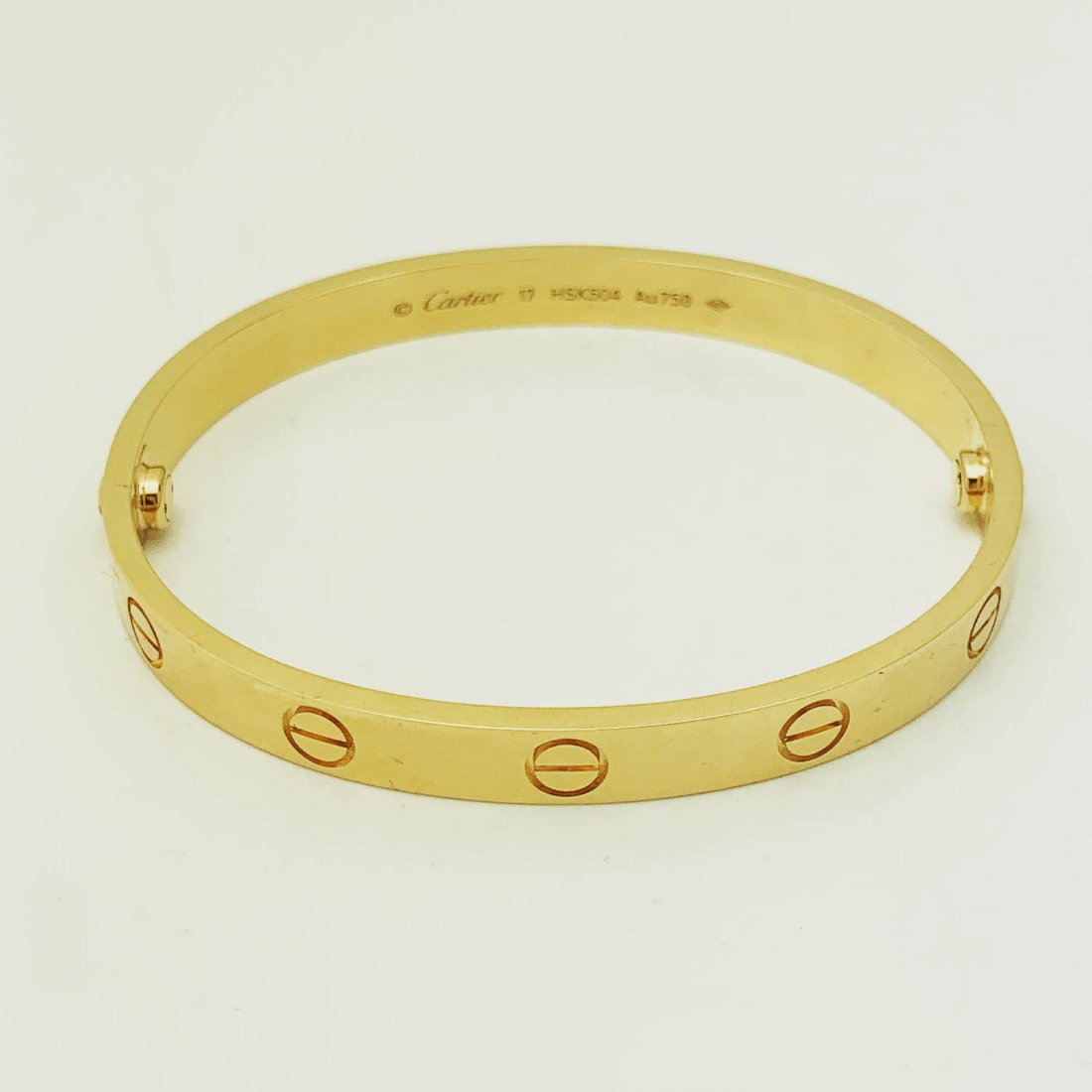 Cartier Love Bracelet 18K Yellow Gold Size17 (1 of 5)
