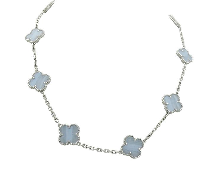 Vintage Van Cleef & Arpels  Alhambra18K  White Gold (1 of 4)