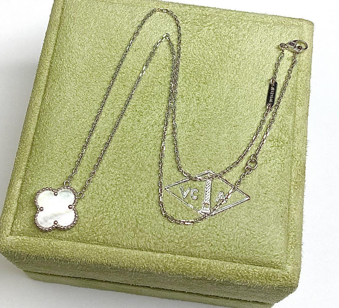 Van Cleef & Arpels 18k White Gold Mother Of Pearl (1 of 4)