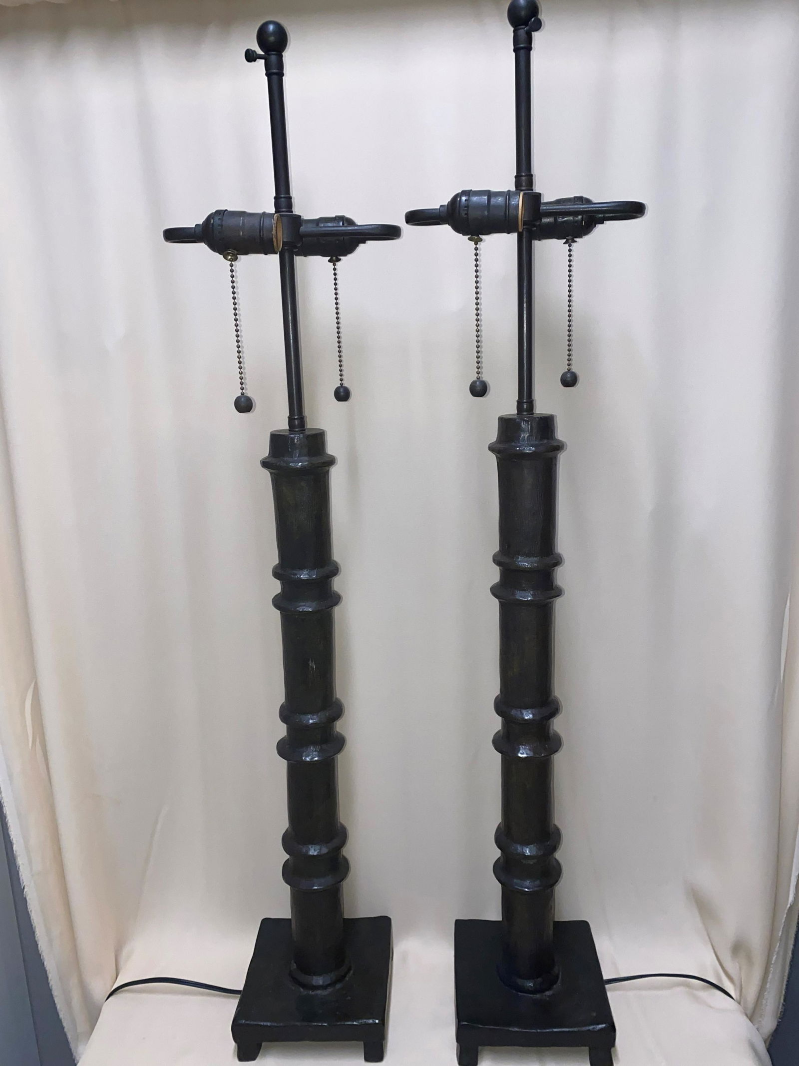 Diego Giacometti pair of large bronze Moon lady table (1 of 5)