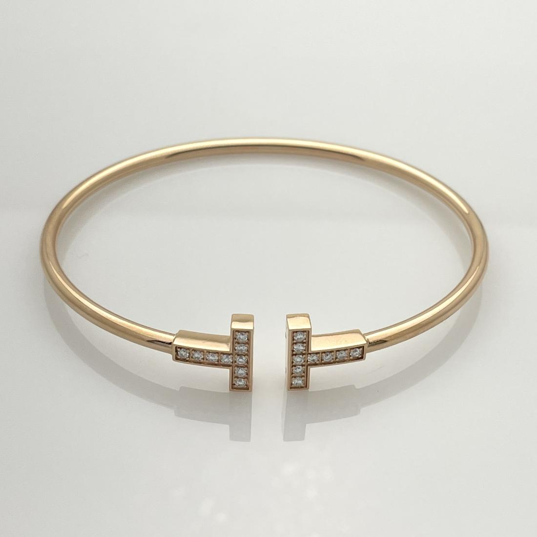 Tiffany & Co. Diamond Wire Bracelet (1 of 5)