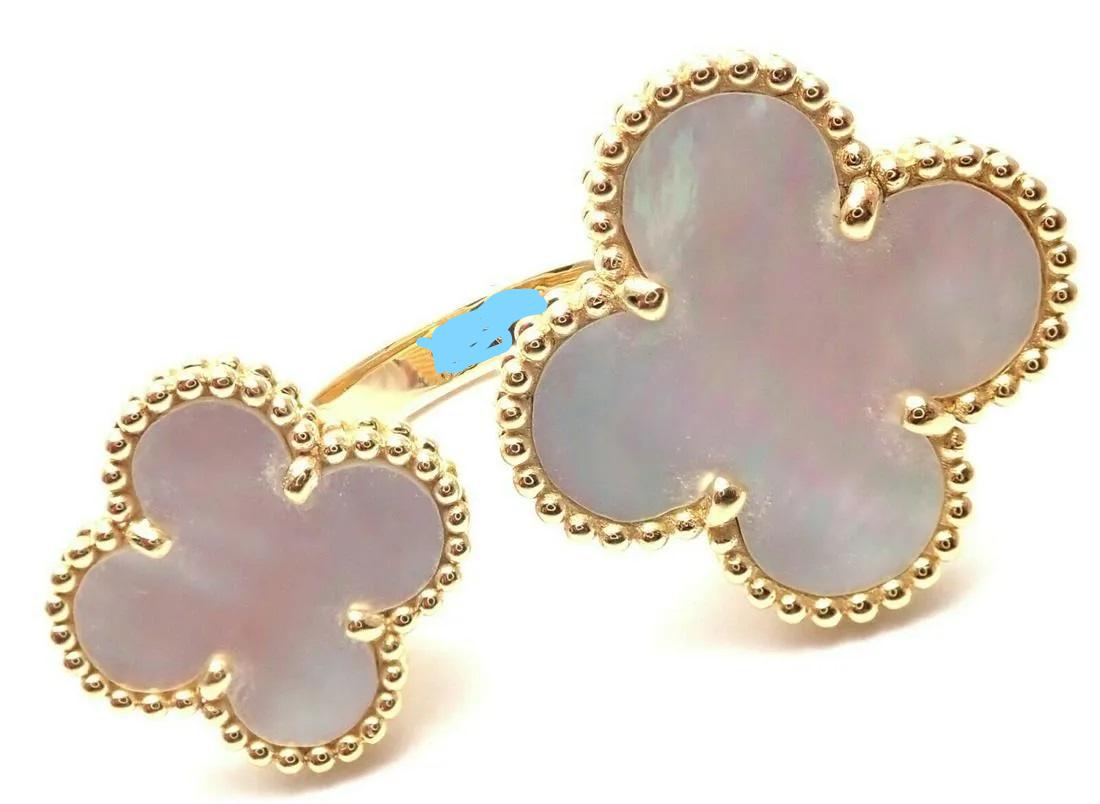 Van Cleef & Arpels Magic Alhambra 18K MOP Ring (1 of 4)