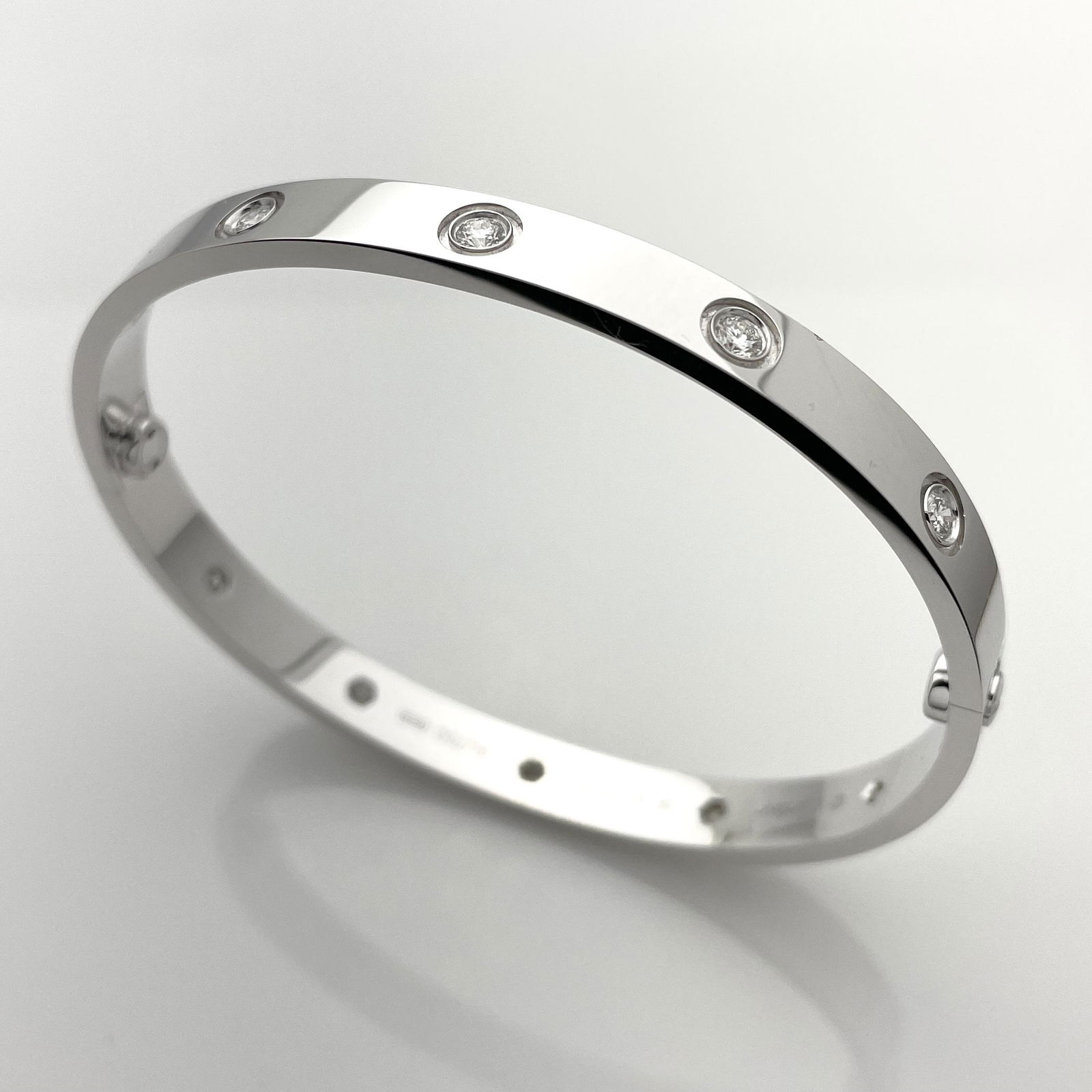 Cartier Love 10 Diamond Bracelet Size 17 (1 of 5)