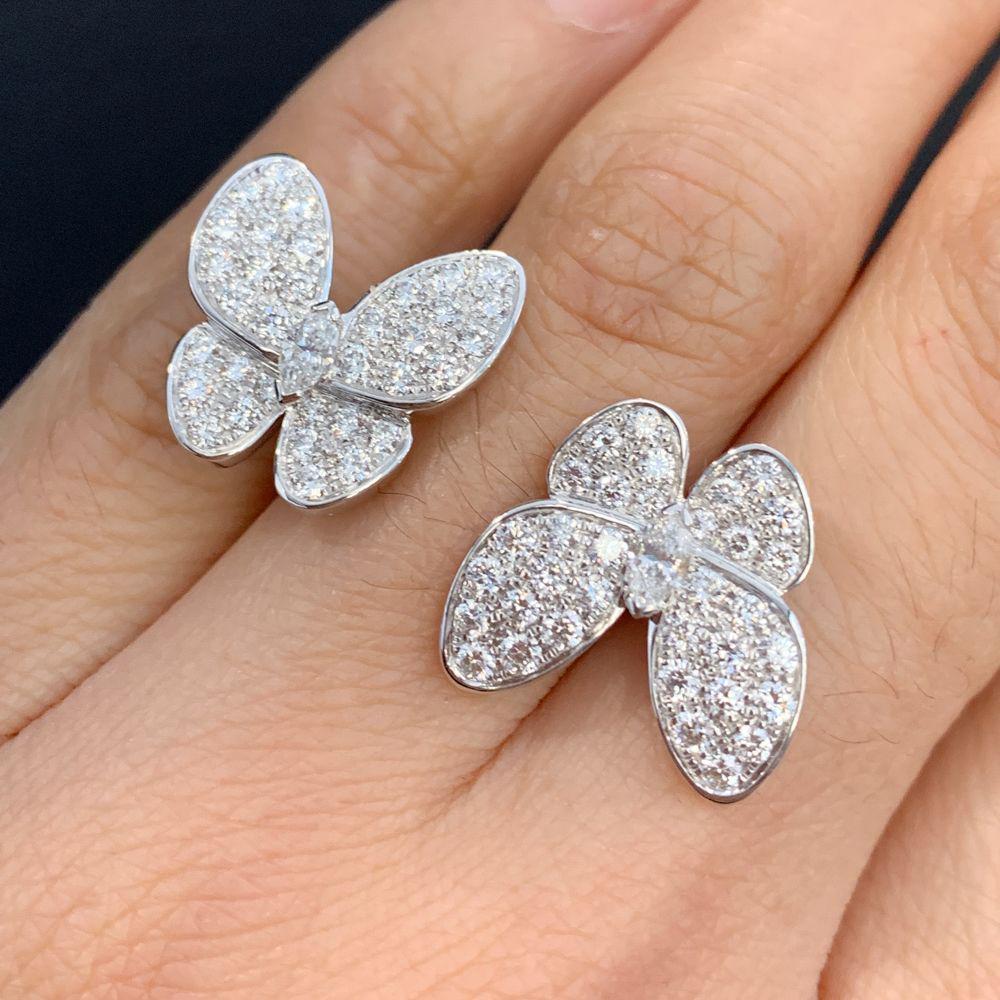 Van Cleef & Arpels 18K White Gold & 1.67ct Diamond Two (1 of 7)