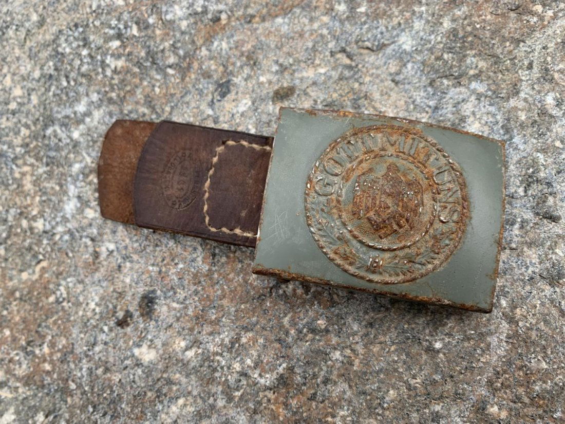 original ww2 german belt buckle