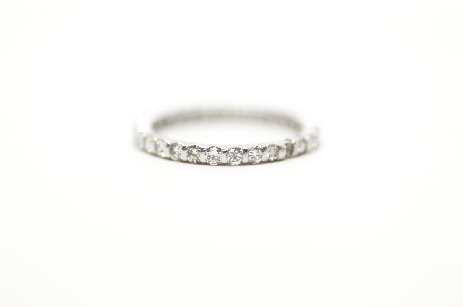 Platinum full cut Diamonds eternity Ring. (1 of 1)