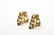 18 KT yellow Gold and Sapphire French hallmark and