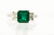 A lot of 8 Emerald and Diamond rings a 2 loose Emerals - 10