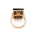 18k Gold, Onyx & Diamonds Ring - 4