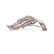TIFFANY Platinum & Diamonds Leaf Brooch - 2