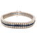 14k Gold, Diamonds & Sapphires Tennis Bracelet