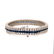 14k Gold, Diamonds & Sapphires Tennis Bracelet - 3