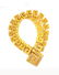 18 k yellow Gold and Diamonds Greek Necklace - 3
