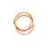 Cartier Trinity Ring, 18k White, yellow, & Rose Gold - 2