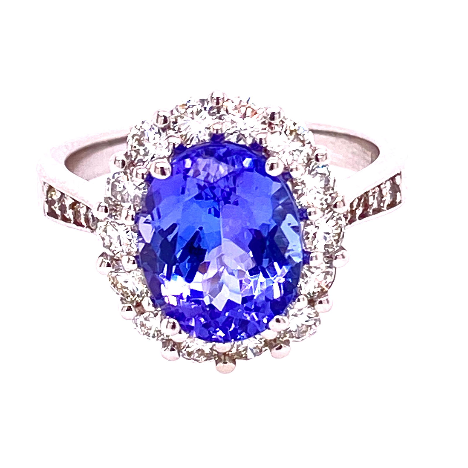 14K Gold Tanzanite Diamonds Ring (1 of 3)