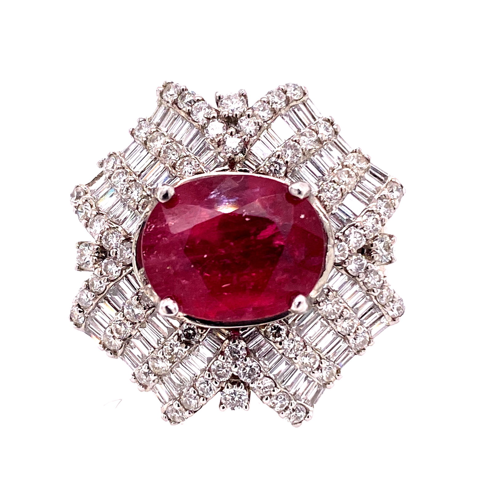 Ruby Diamonds 18k Gold Ring (1 of 3)