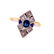Art Deco Diamond Sapphire Ring
