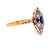 Art Deco Diamond Sapphire Ring - 2