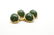 18k Gold scarab French hallmark Cufflinks - 2