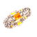 14K Gold, Silver, Diamonds & Citrine Bracelet - 3