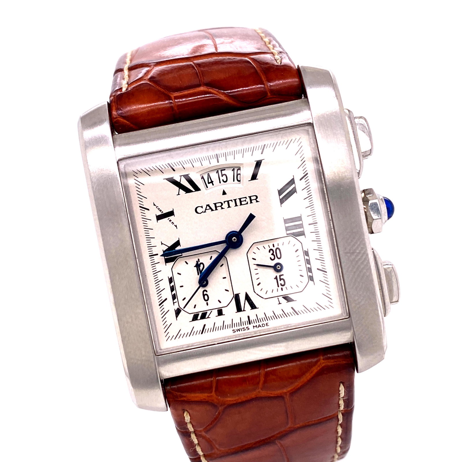 Cartier Santos 2531: Cartier Santos 2531 Chronograph 34mm