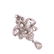Diamond 18k White Gold Victorian Revival Pin