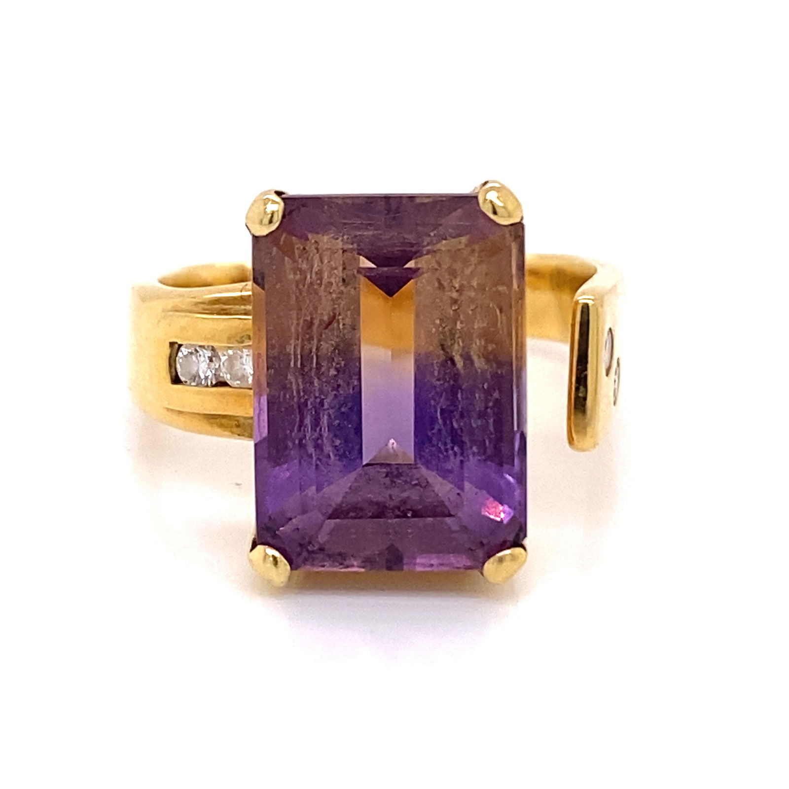 18K 1970Õ Bicolor Turmaline Ring (1 of 4)