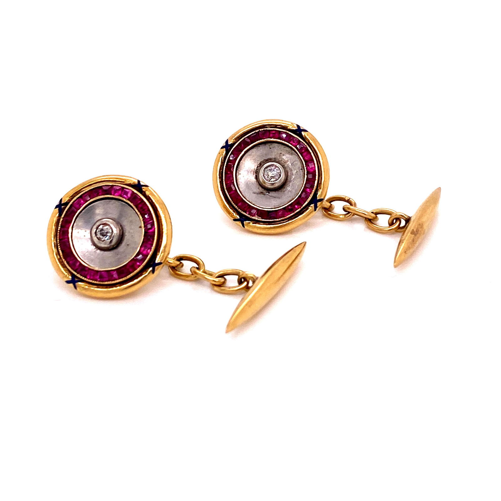 Art Deco 18k Gold, Platinum, Diamonds & Rubies (1 of 3)