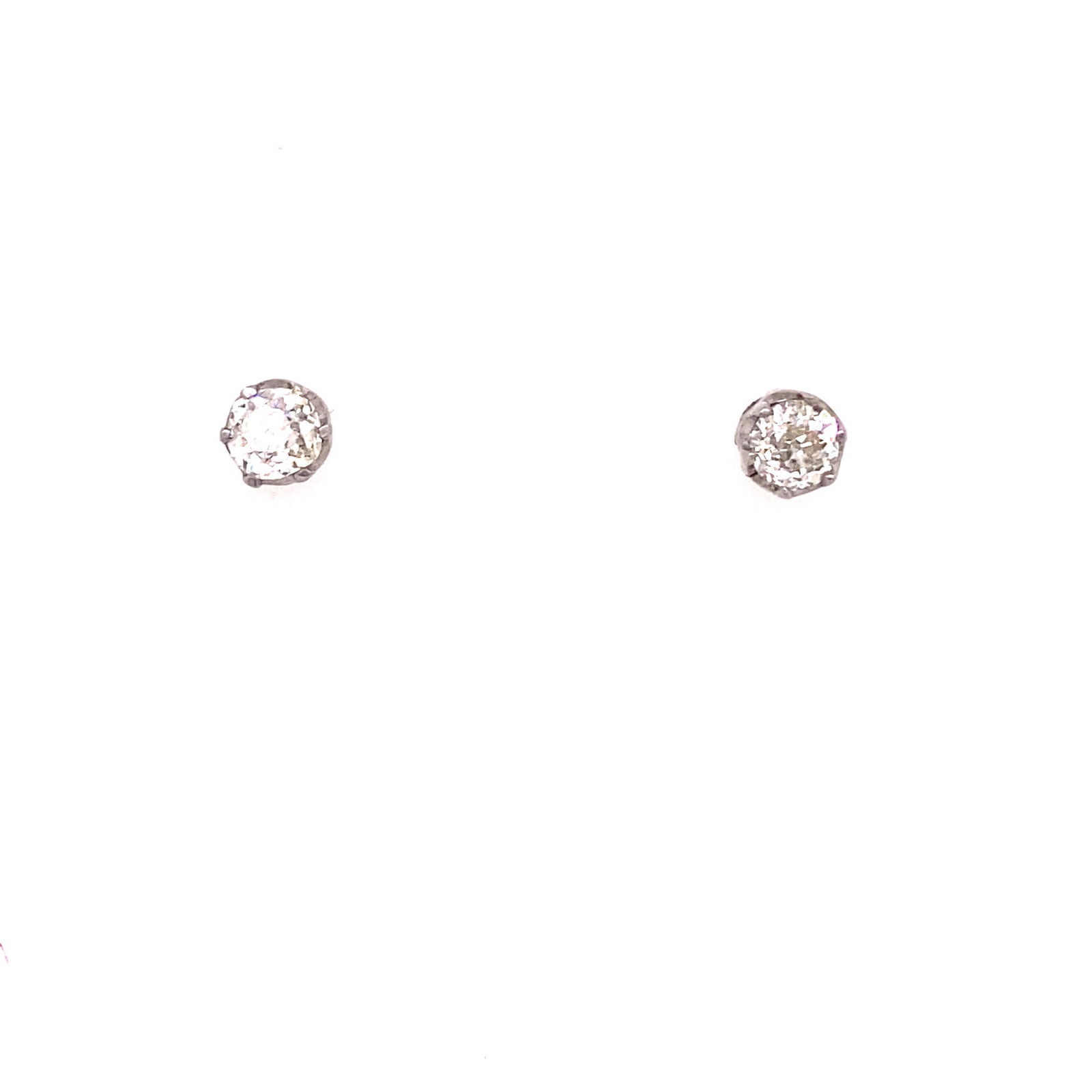 Platinum Diamond Stud Earring (1 of 2)