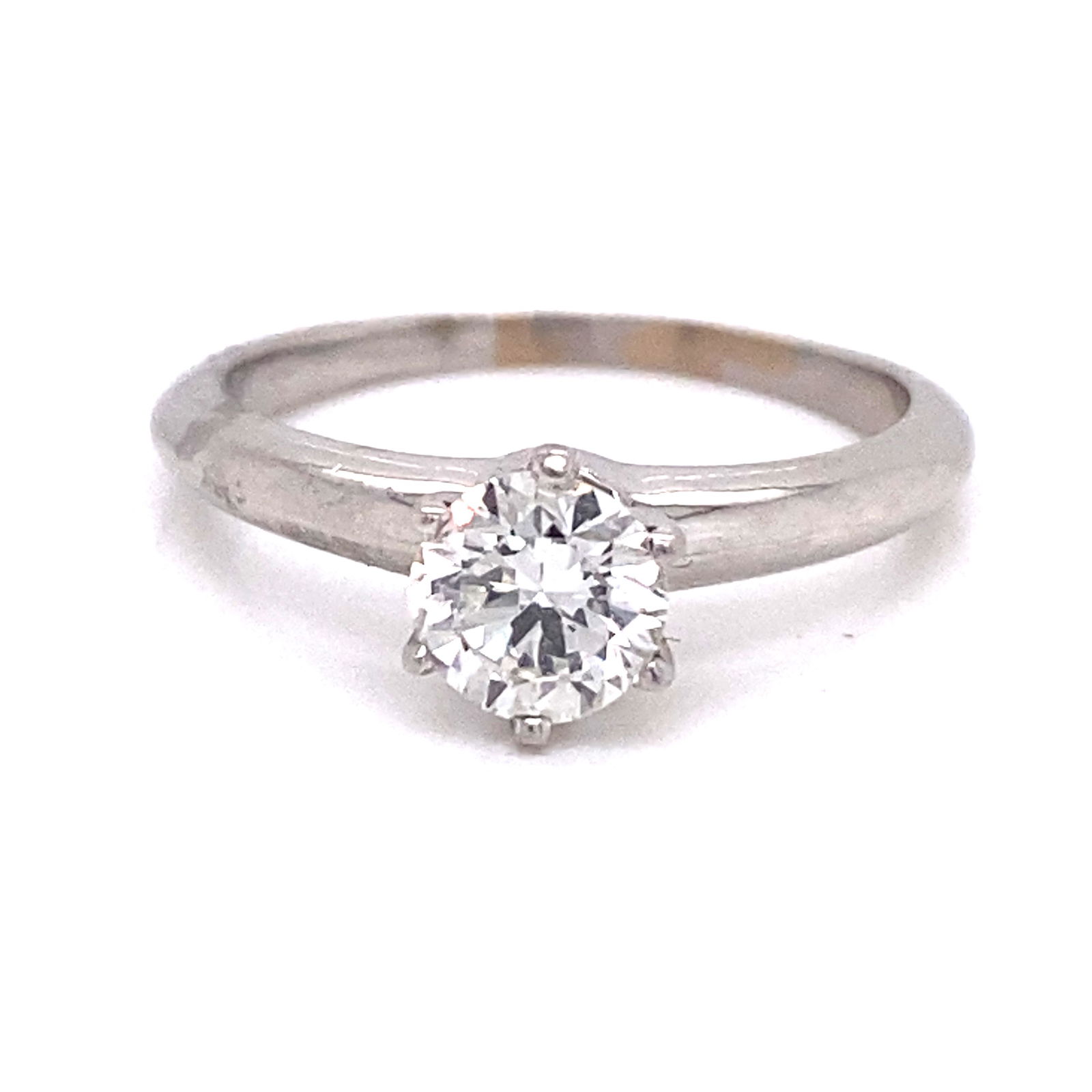 TIFFANY & CO Platinum Diamond Engagement Ring (1 of 2)