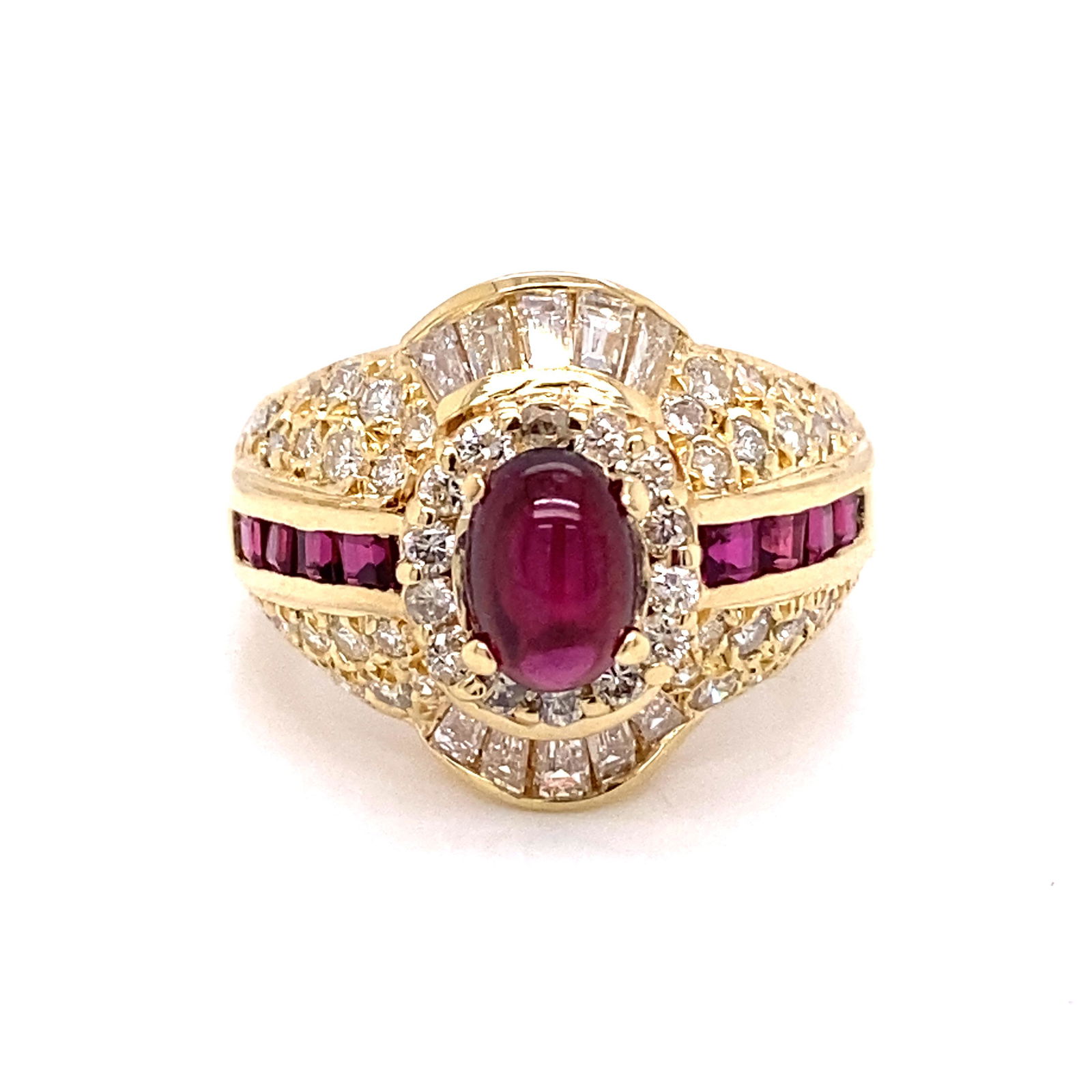 18k Ruby Diamond Ring (1 of 2)