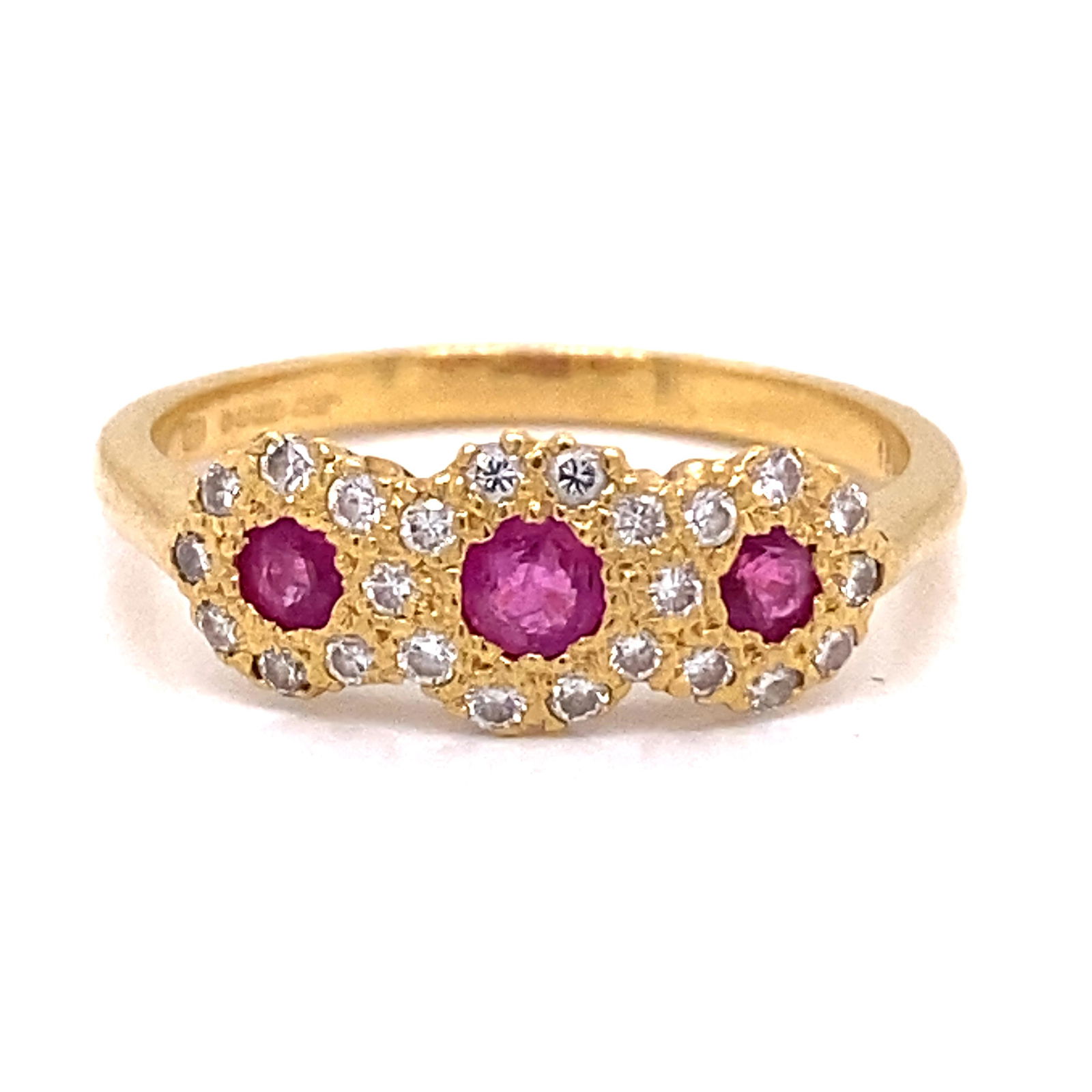 18k Ruby Diamond Ring (1 of 2)