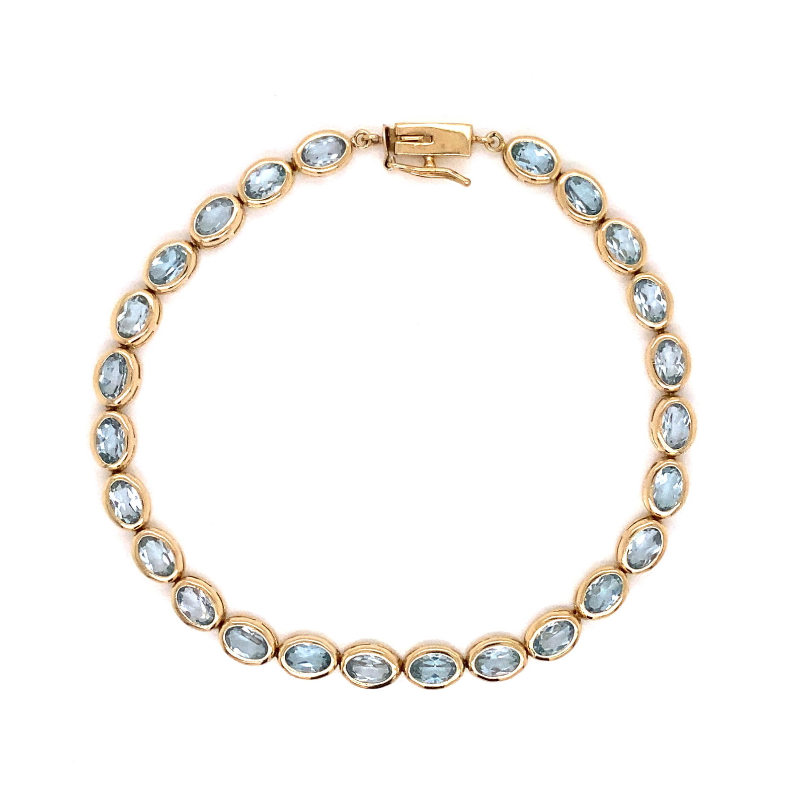 14k Aquamarine Bracelet (1 of 1)