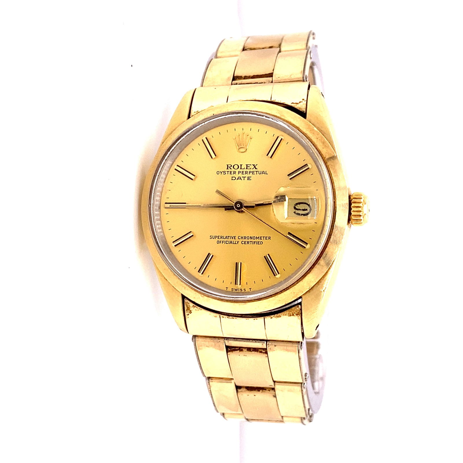Plaque D'or Date Rolex: Plaque D'or Date Rolex 36mm