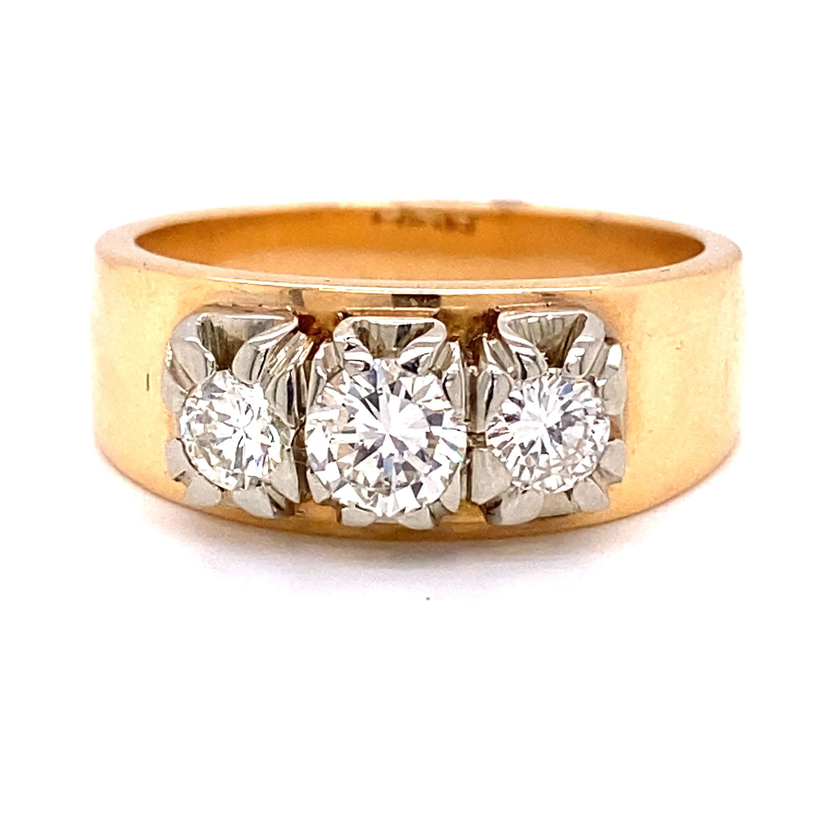 Retro 18k Diamond Ring (1 of 1)