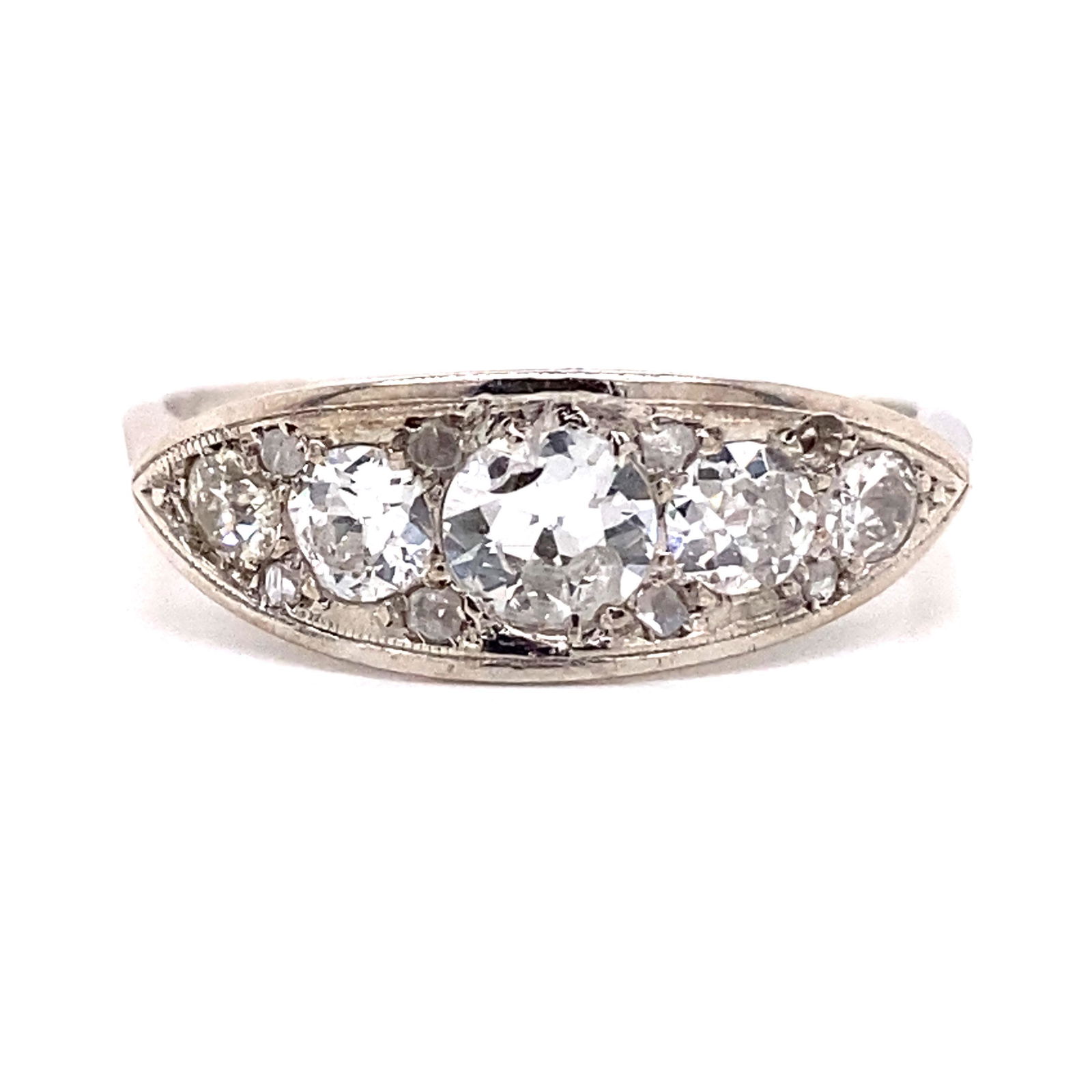 1920's Platinum Diamond Ring (1 of 2)