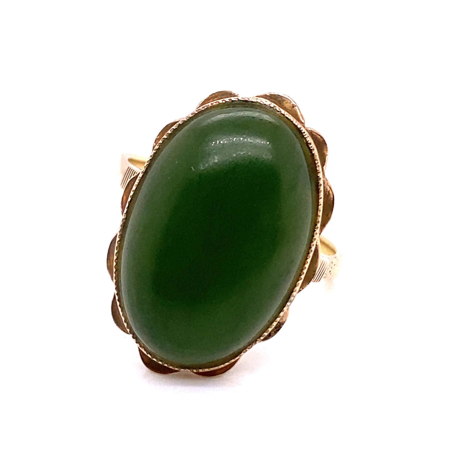 14K Jade Jadeite Ring (1 of 2)