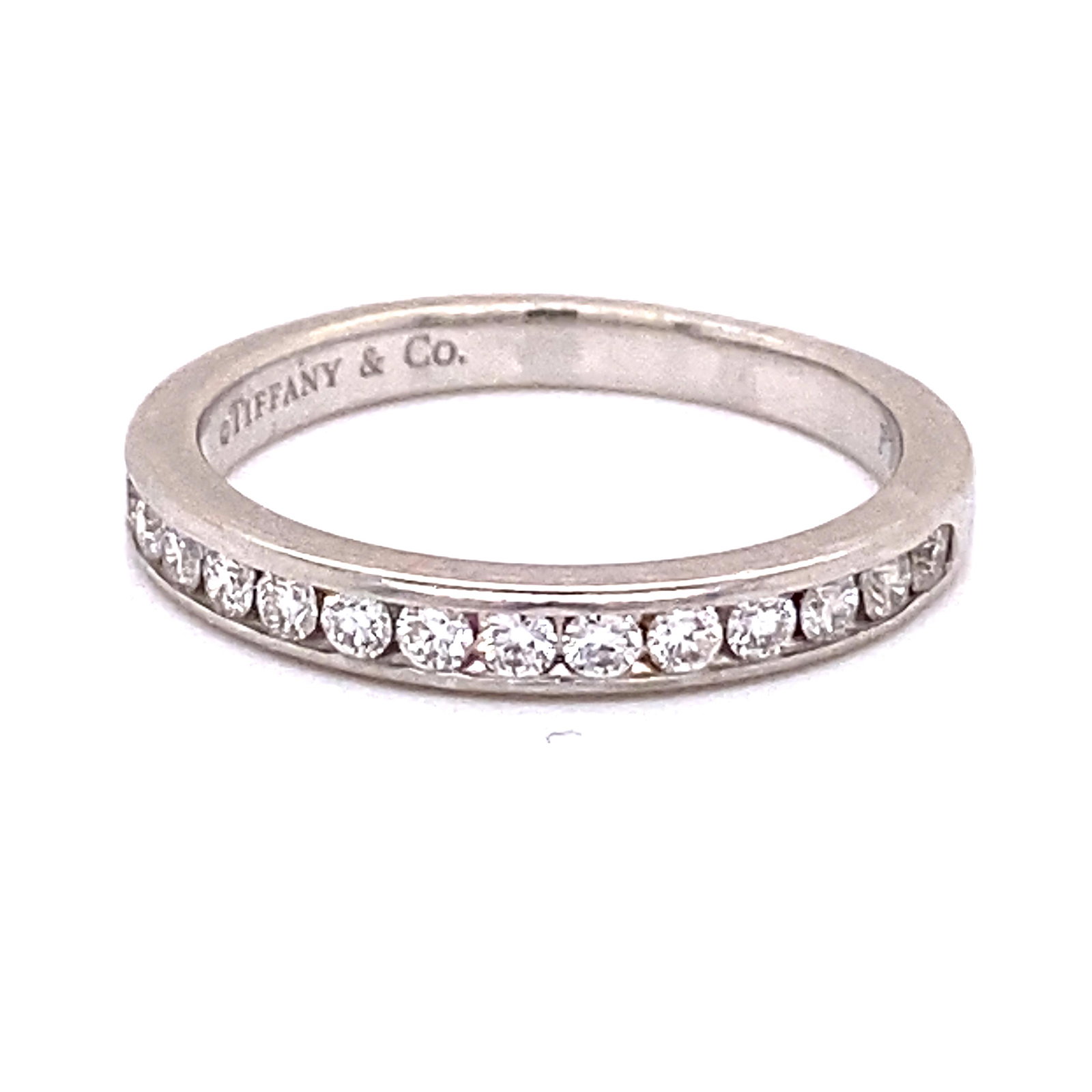 Tiffany & Co Platinum Diamond BandÊ (1 of 2)