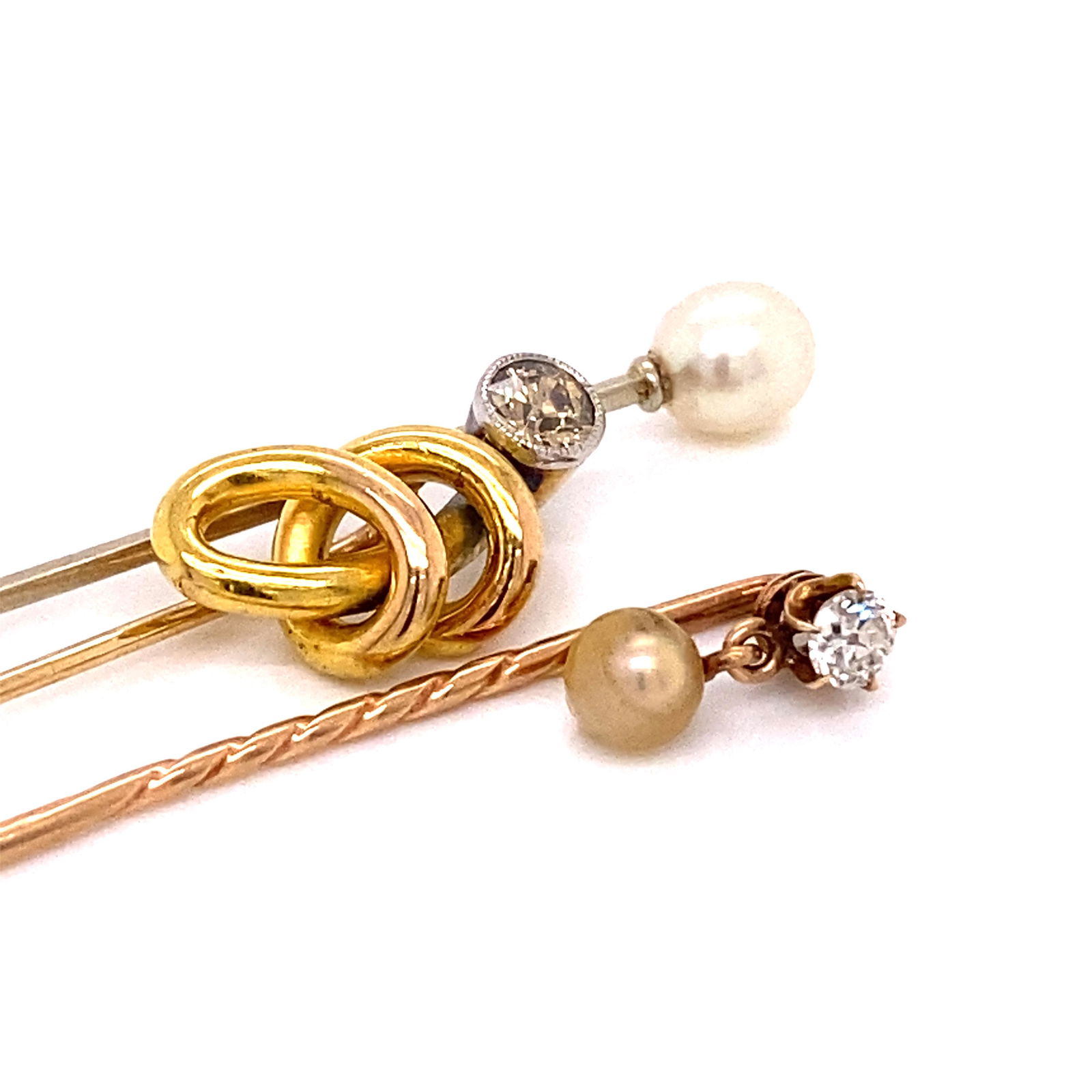 Lot of Art Nouveau 18k Pins (1 of 2)